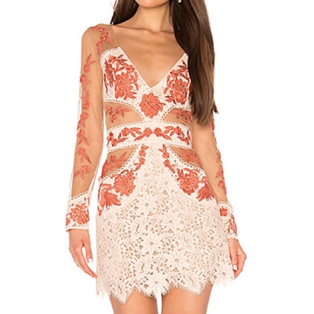 FOR LOVE & LEMONS MINI DRESS SIZE XS